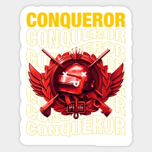 Conqueror PUBG Sticker